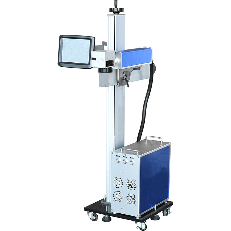 Flying laser marking machine Laser-jet Laser printing on the fly OTF