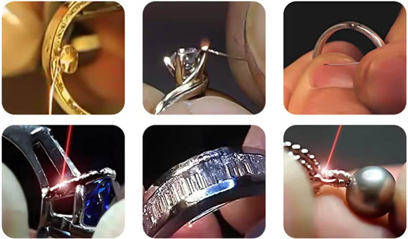 Jewelry repair laser welding effect 2