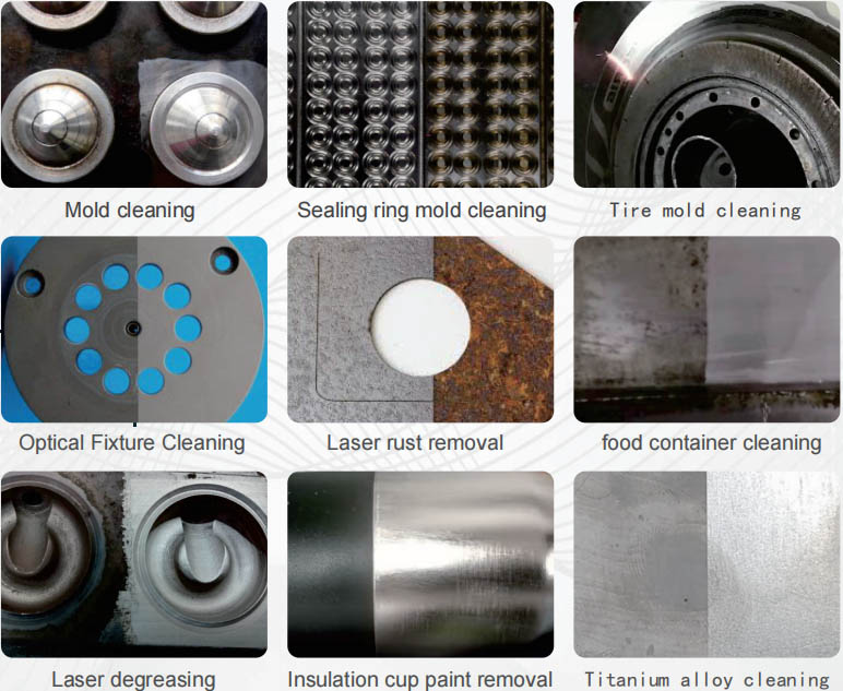 Laser cleaning effect