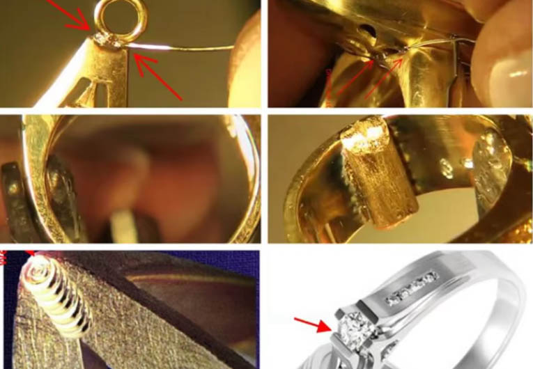 Jewelry repair laser welding effect 1
